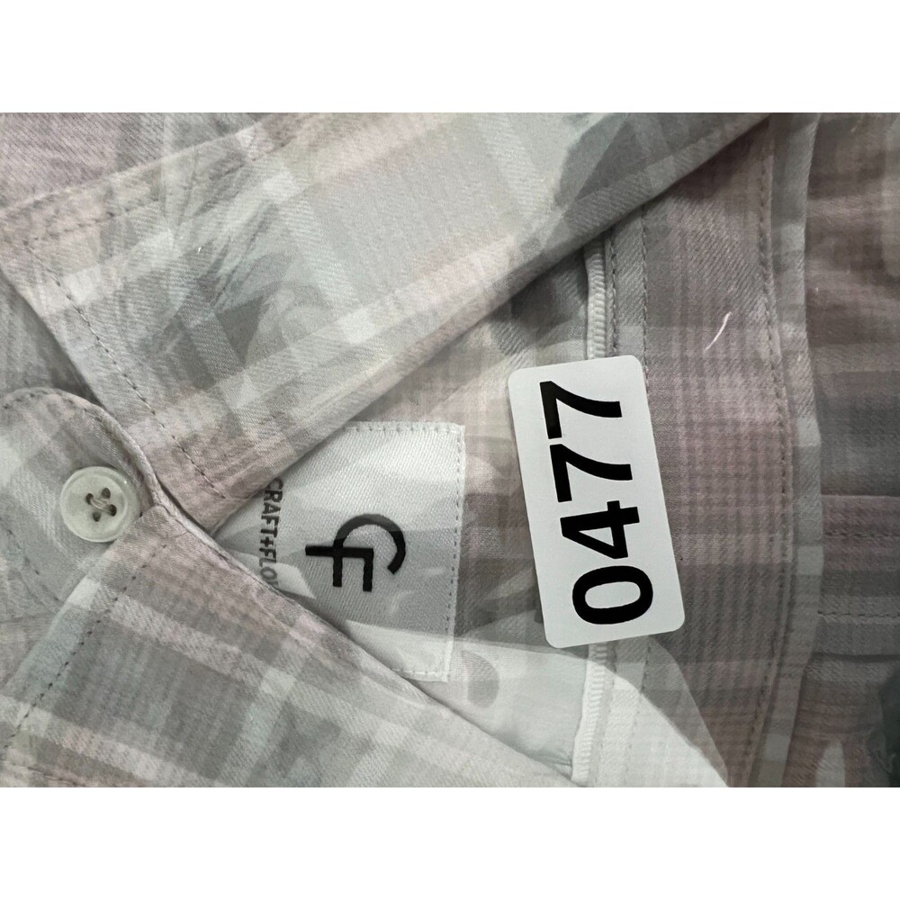 CRAFT+FLOW Pink Light Blue Long Sleeve Button-Up Shirt Boys L 14 - Picture 8 of 8
